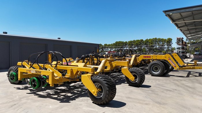 0 SERAFIN ULTISOW S18/S20 BI FOLD SINGLE DISC AIR SEEDER NEW YELLOW