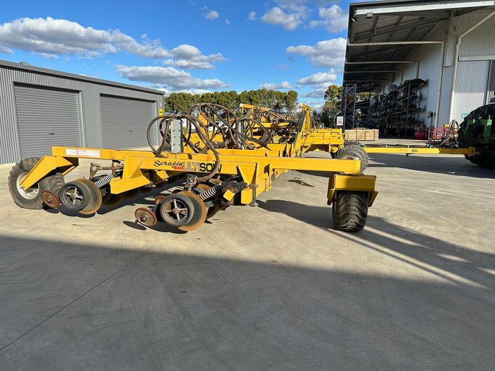 0 SERAFIN ULTISOW S50 62 SINGLE DISC SEEDER BAR USED YELLOW