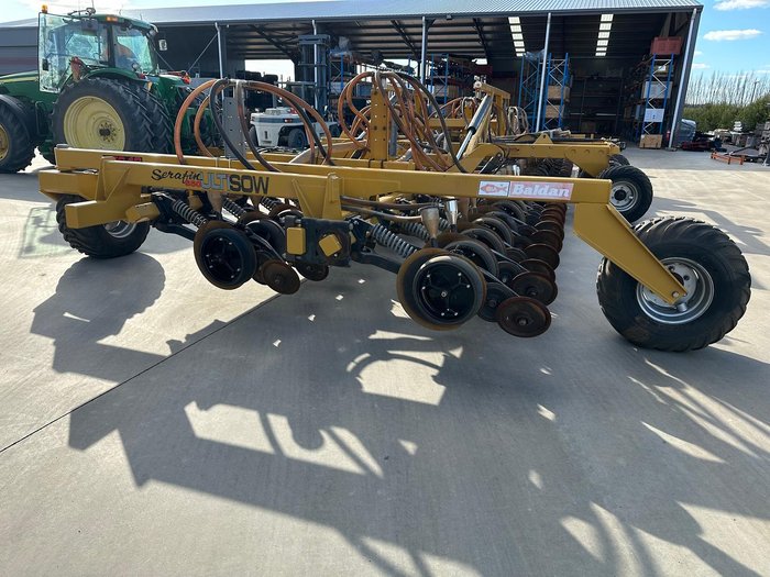 0 SERAFIN ULTISOW S50 62 SINGLE DISC SEEDER BAR USED YELLOW