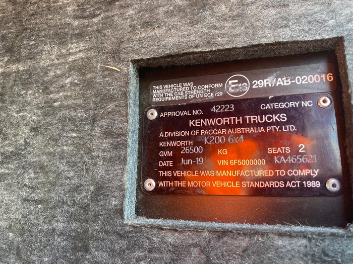 2019 Kenworth K200 K200