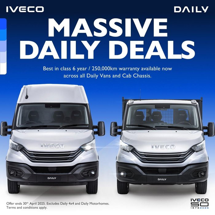 2023 Iveco Daily 45C18 Tradie Made White