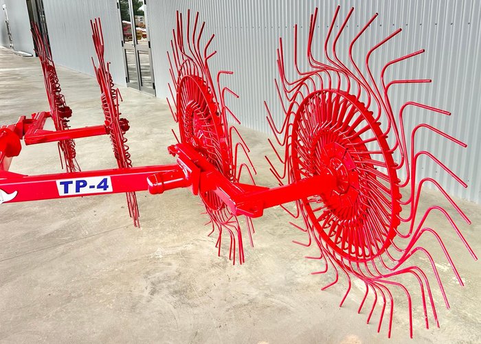 0 TATU Tp4 Hay Rake New RED