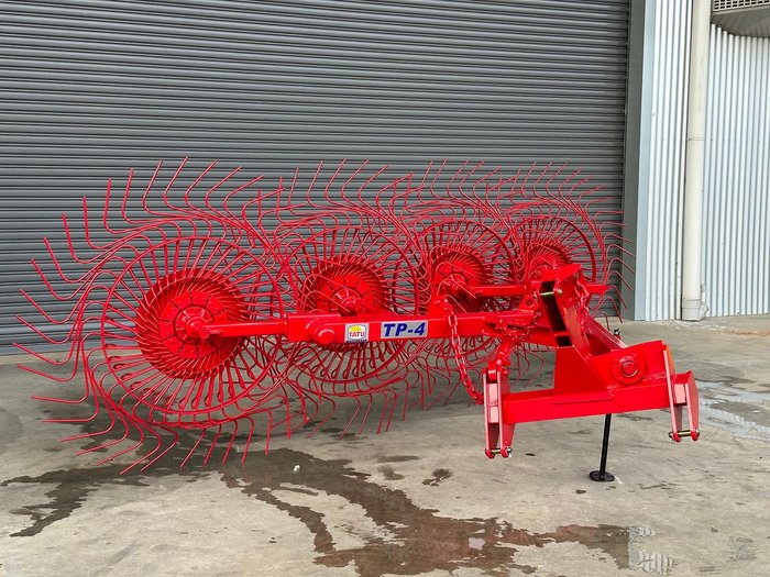 0 TATU Tp4 Hay Rake New RED