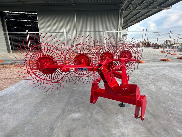 0 TATU Tp4 Hay Rake New RED