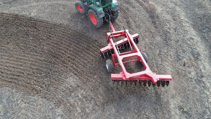 0 SERAFIN ECO GRANDE 24+1 PLATE OFFSET DISC NEW RED