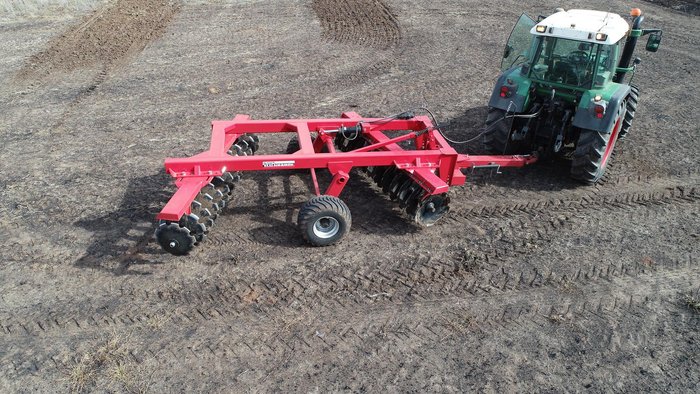 0 SERAFIN ECO GRANDE 24+1 PLATE OFFSET DISC NEW RED