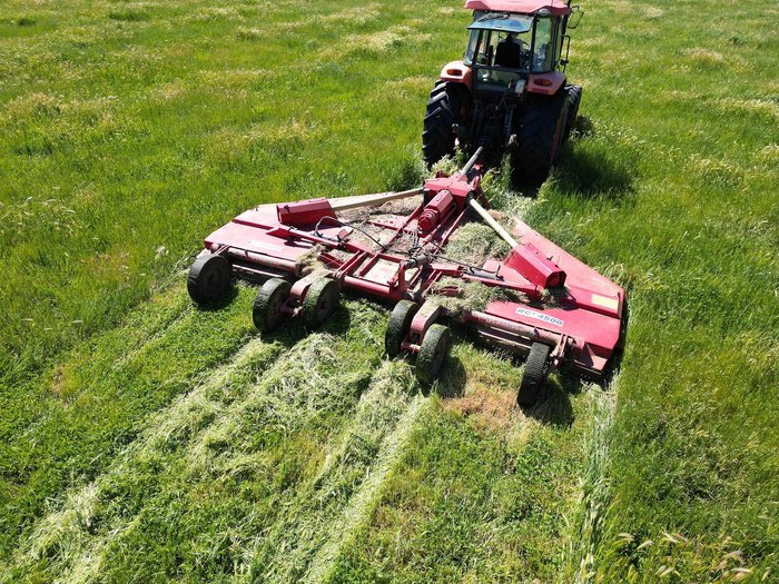 0 Tatu Rc2 4500 Heavy Duty Trailing Folding Slasher RED