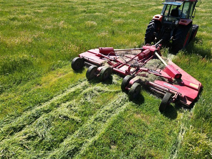 0 Tatu Rc2 4500 Heavy Duty Trailing Folding Slasher RED