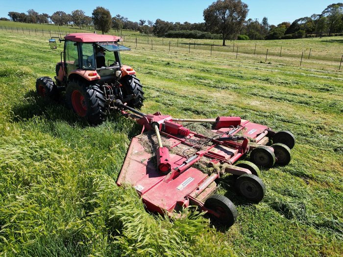 0 Tatu Rc2 4500 Heavy Duty Trailing Folding Slasher RED