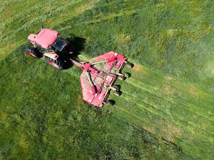 0 Tatu Rc2 4500 Heavy Duty Trailing Folding Slasher RED