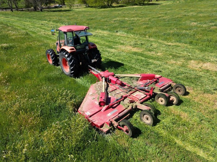 0 Tatu Rc2 4500 Heavy Duty Trailing Folding Slasher RED