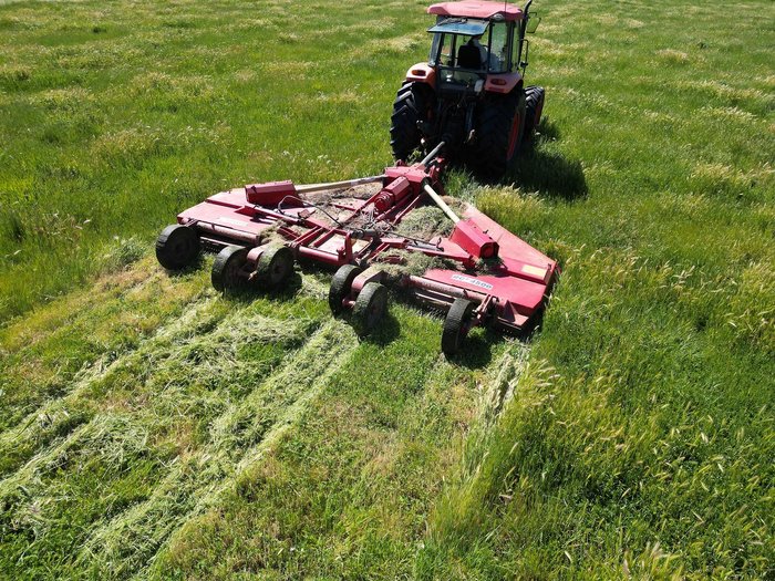 0 Tatu Rc2 4500 Heavy Duty Trailing Folding Slasher RED