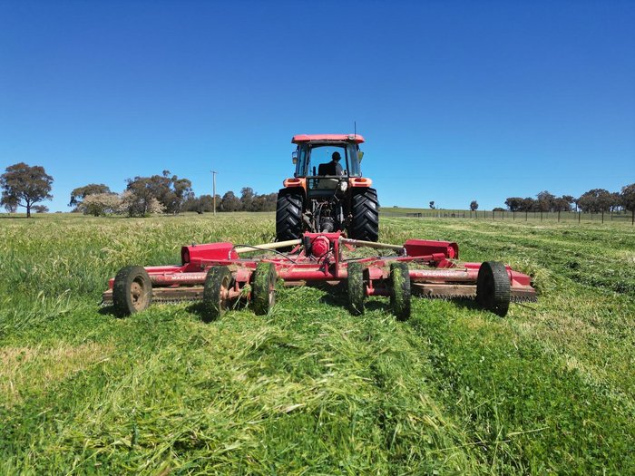 0 Tatu Rc2 4500 Heavy Duty Trailing Folding Slasher RED