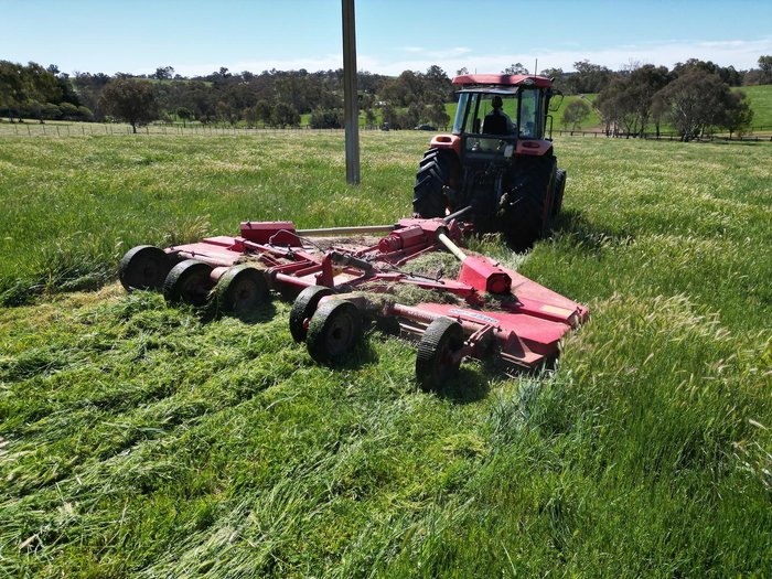0 Tatu Rc2 4500 Heavy Duty Trailing Folding Slasher RED