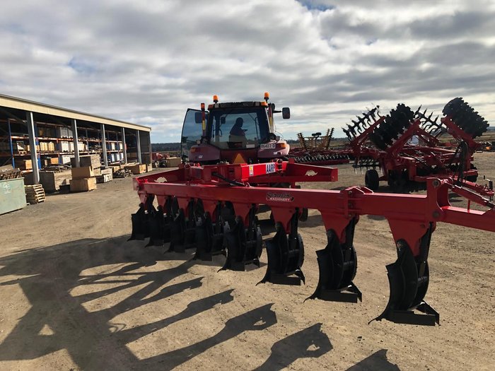 0 Tatu Aarp 8 Blade Reversable Moldboard Plough New RED