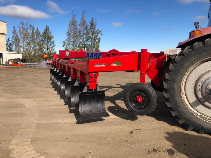 0 Tatu Aarp 8 Blade Reversable Moldboard Plough New RED