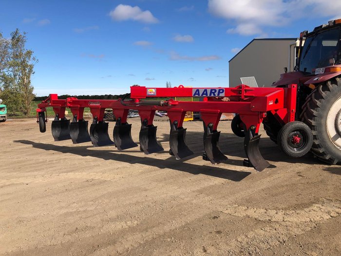 0 Tatu Aarp 8 Blade Reversable Moldboard Plough New RED
