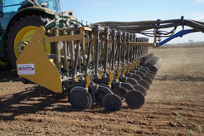 0 Serafin Tls Double Disc Seeder Bar New YELLOW