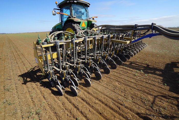 0 SERAFIN ULTISOW TLS DOUBLE DISC SEEDER BAR NEW YELLOW