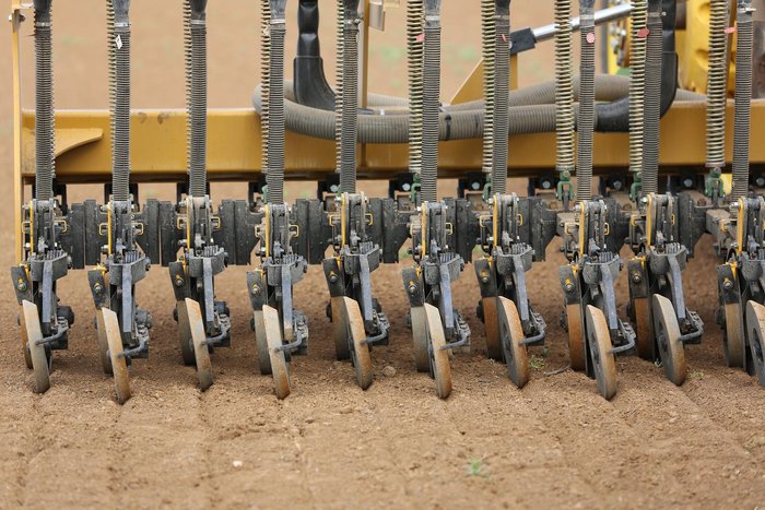 0 SERAFIN TLS DOUBLE DISC SEEDER BAR NEW YELLOW