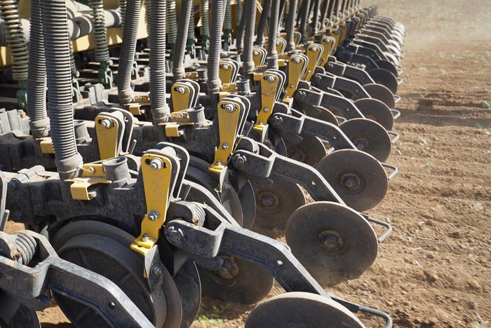 0 SERAFIN TLS DOUBLE DISC SEEDER BAR NEW YELLOW