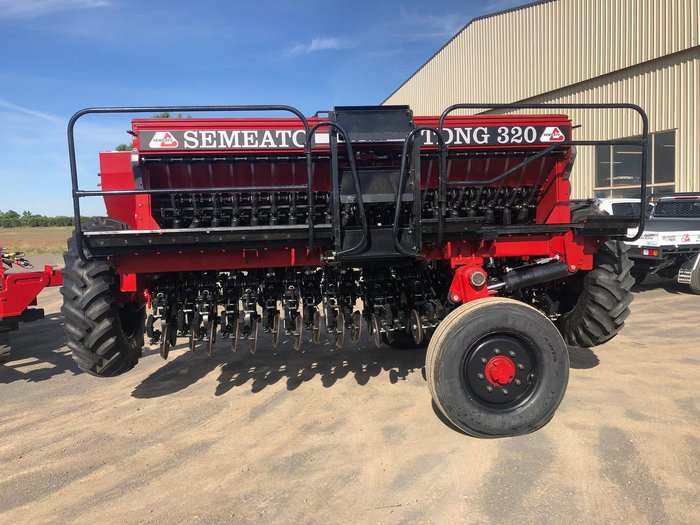 0 SEMEATO TDNG 320 DOUBLE DISC SEEDER NEW RED