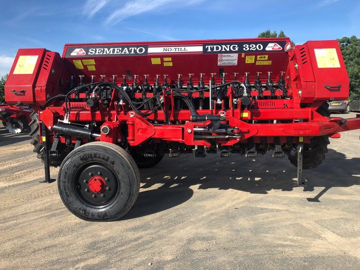 0 Semeato Tdng 320 Double Disc Seeder New RED