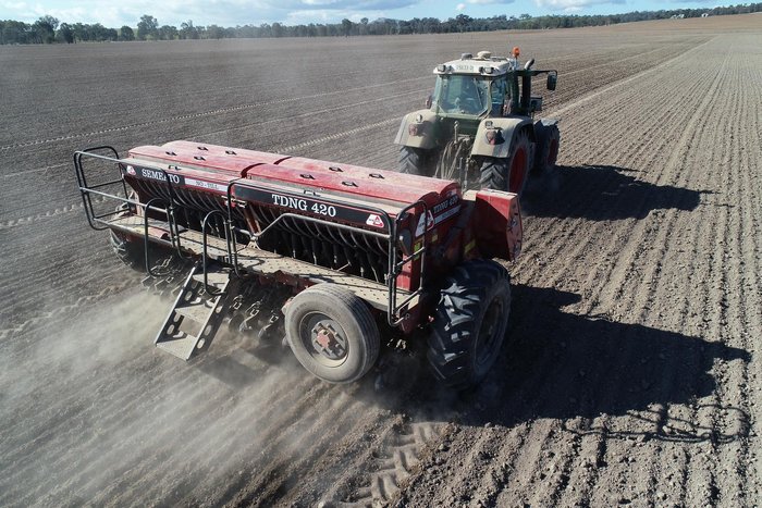 0 Semeato Tdng 420 Double Disc Seeder New - In Stock Now RED