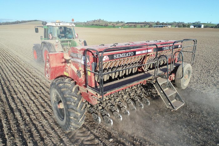 0 Semeato Tdng 420 Double Disc Seeder New - In Stock Now RED