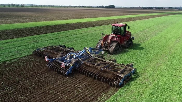 0 Farmet Softer Pro 1250 Trailed Speed Disc New BLUE