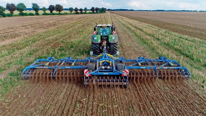 0 Farmet Softer Pro 1250 Trailed Speed Disc New BLUE