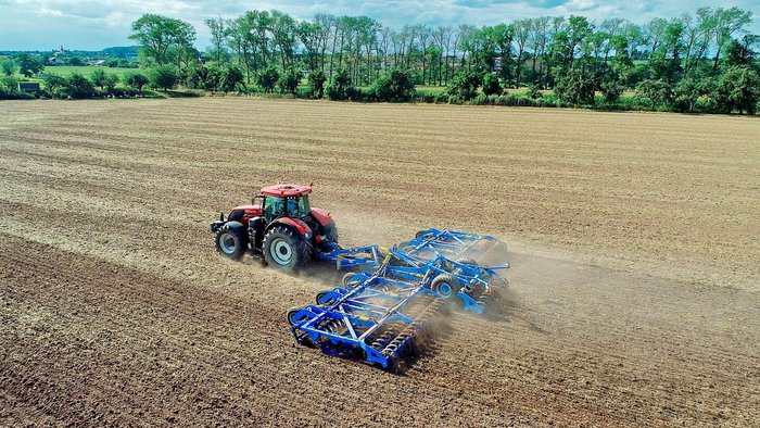 0 Farmet Softer Pro 1250 Trailed Speed Disc New BLUE