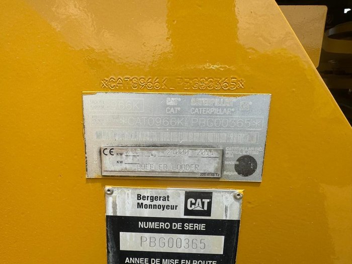2011 Caterpillar 966K 