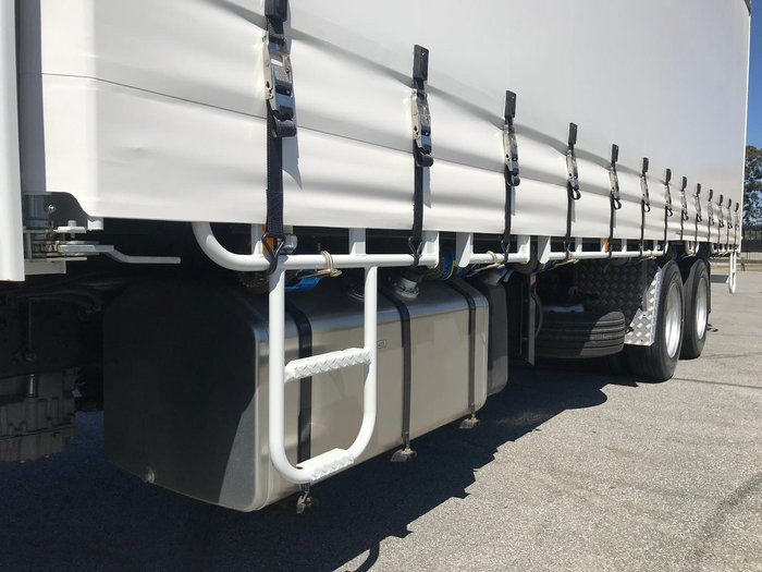 2024 Fuso Fighter 2427 Xxlwb Auto 14 Pallet Curtain Sider FIGHTER 2427 White