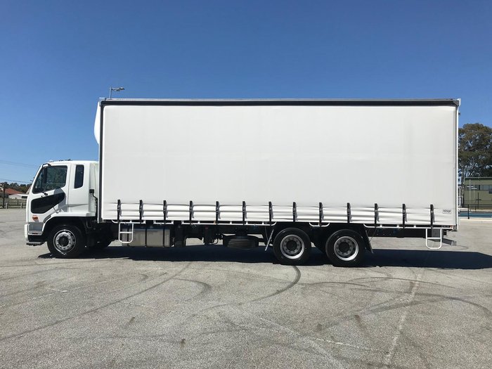 2024 Fuso Fighter 2427 Xxlwb Auto 14 Pallet Curtain Sider FIGHTER 2427 White
