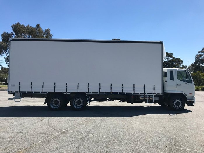 2024 Fuso Fighter 2427 Xxlwb Auto 14 Pallet Curtain Sider FIGHTER 2427 White