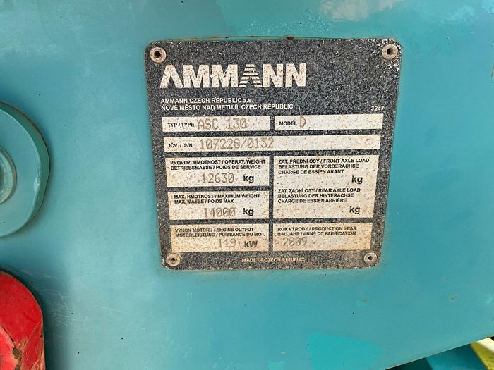 2009 Ammann Asc130d