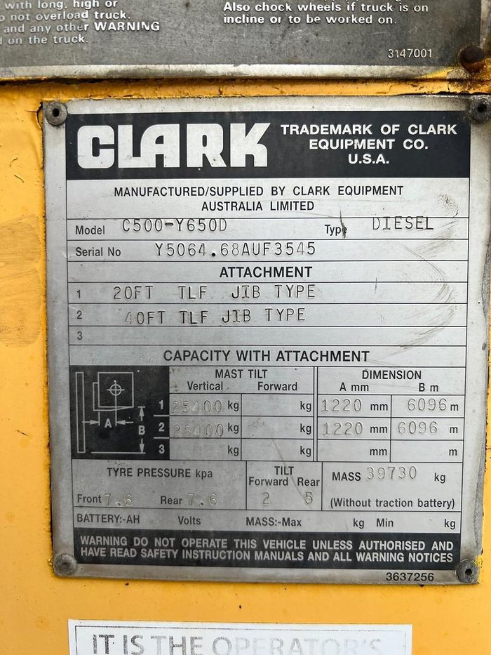 Clark 650D