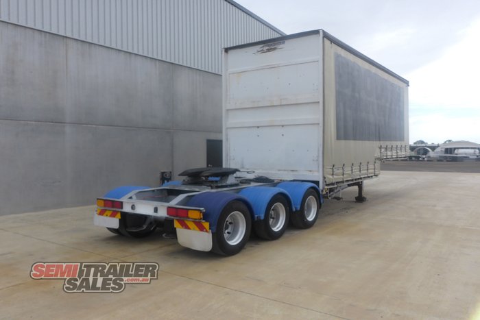 2007 Maxitrans 12 Pallet Dropdeck Curtainsider A Trailer with Mezz