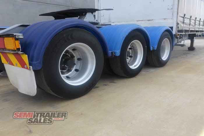 2007 Maxitrans 12 Pallet Dropdeck Curtainsider A Trailer with Mezz