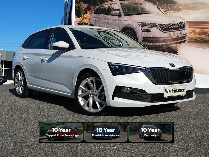 2023 SKODA Scala 110TSI Signature NW MY23.5 Moon White