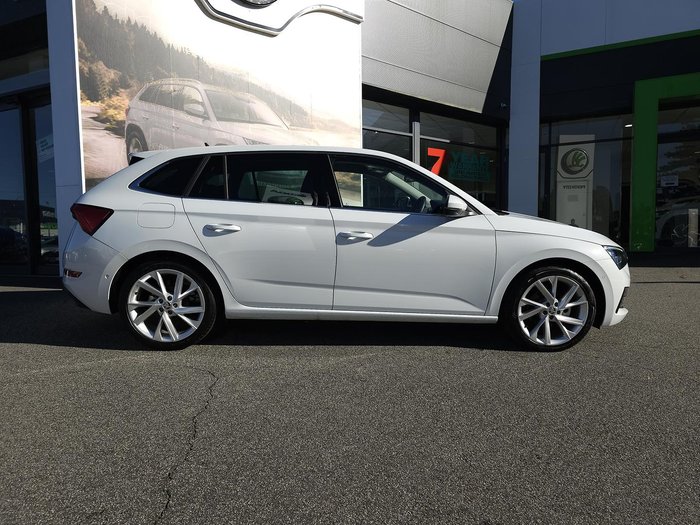 2023 SKODA Scala 110TSI Signature NW MY23.5 Moon White