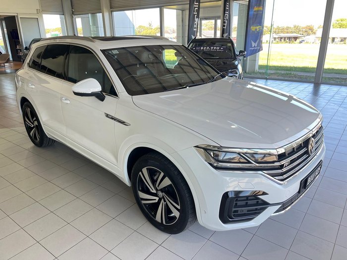 2020 Volkswagen Touareg 190TDI Premium CR MY20 Four Wheel Drive Pure White
