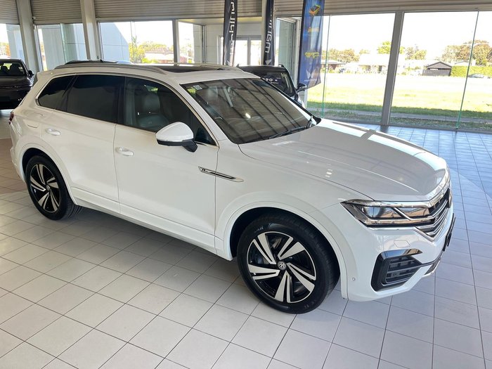 2020 Volkswagen Touareg 190TDI Premium CR MY20 Four Wheel Drive Pure White