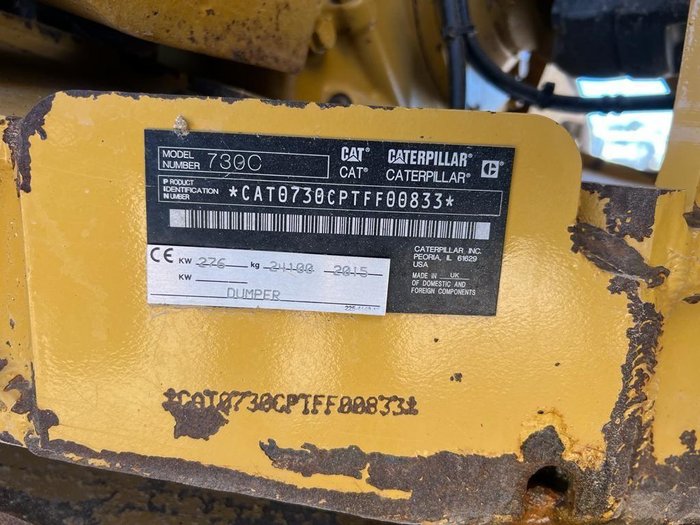 2015 Caterpillar 730C 