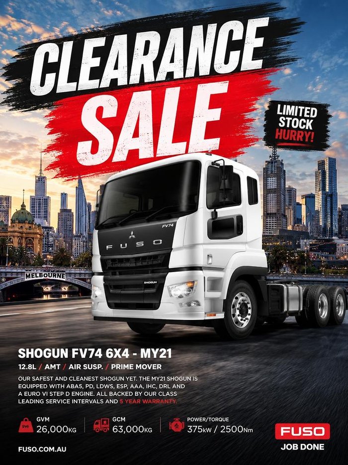 2024 Fuso Shogun FV74 510 White
