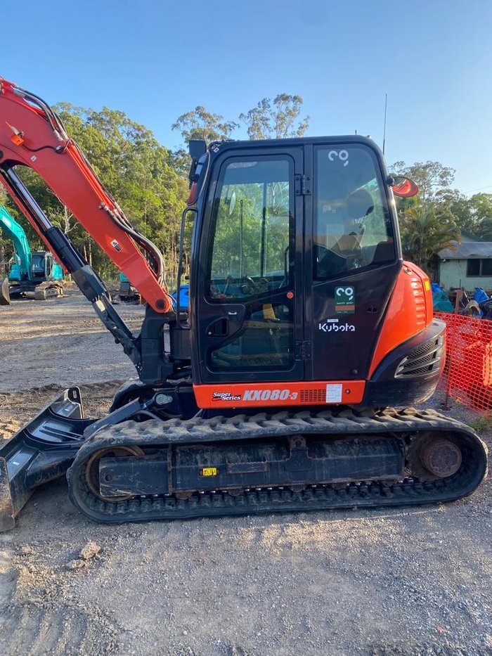 2021 Kubota Kx080-3S Orange