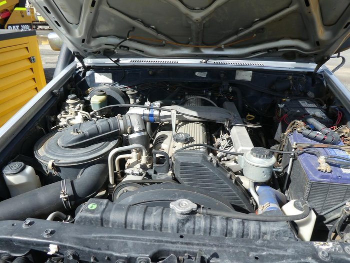 1998 Toyota Landcruiser Ute SILVER