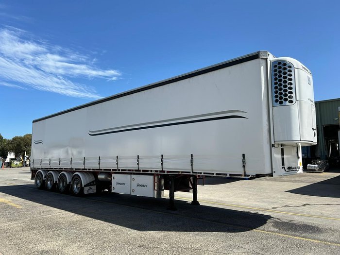 2016 Vawdrey St4 24 Pallet Sd Refrigerated Curtain Sider (Mezzanine)