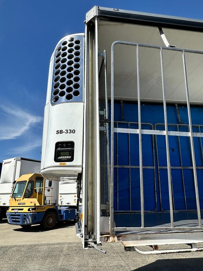 2016 Vawdrey St4 24 Pallet Sd Refrigerated Curtain Sider (Mezzanine)